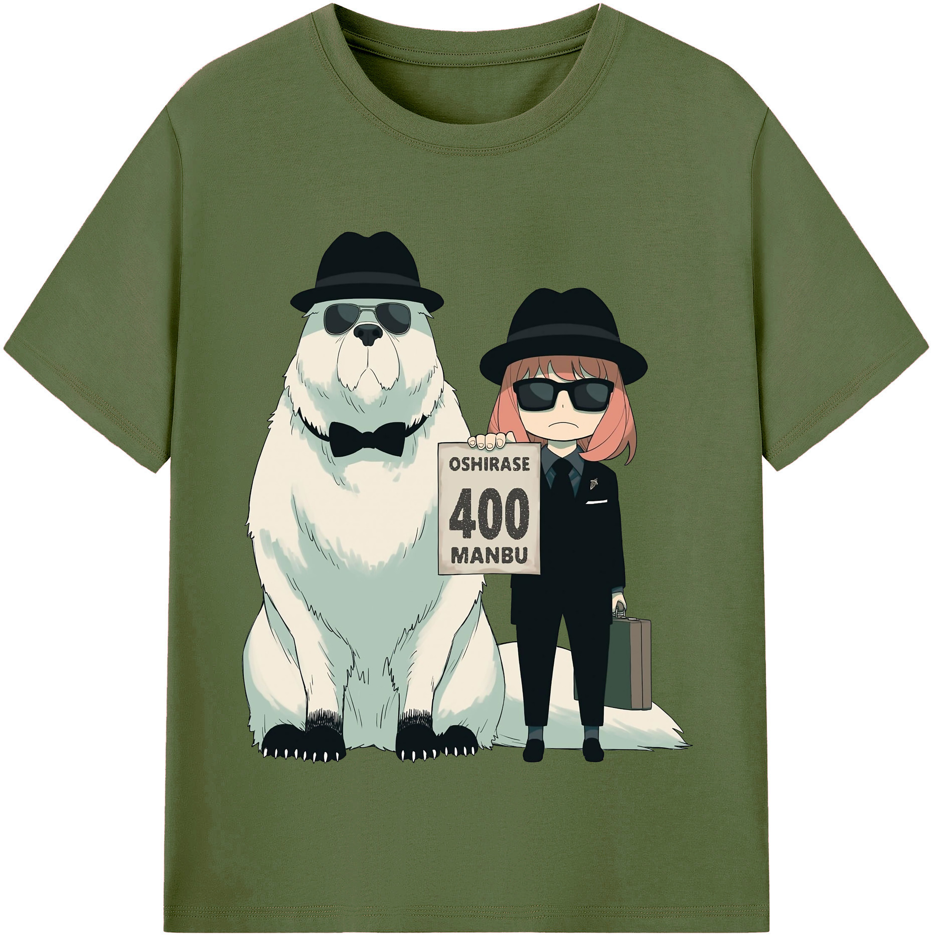 （画像用） SPY×FAMILY间谍家家酒 綿100％半袖Tシャツ（フロントプリント）